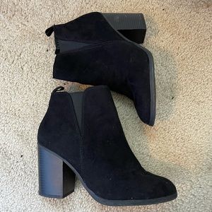 Express Black Booties